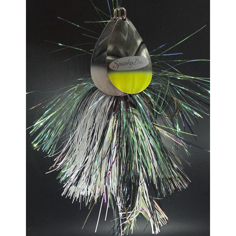 Paranoia Smoke White Tip & Smoke Chartreuse Tip Blades